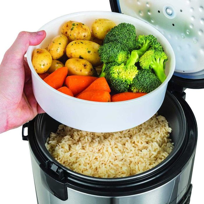 Уред за варене на ориз и зеленчуци на пара Russell Hobbs, 500W, 1.2L