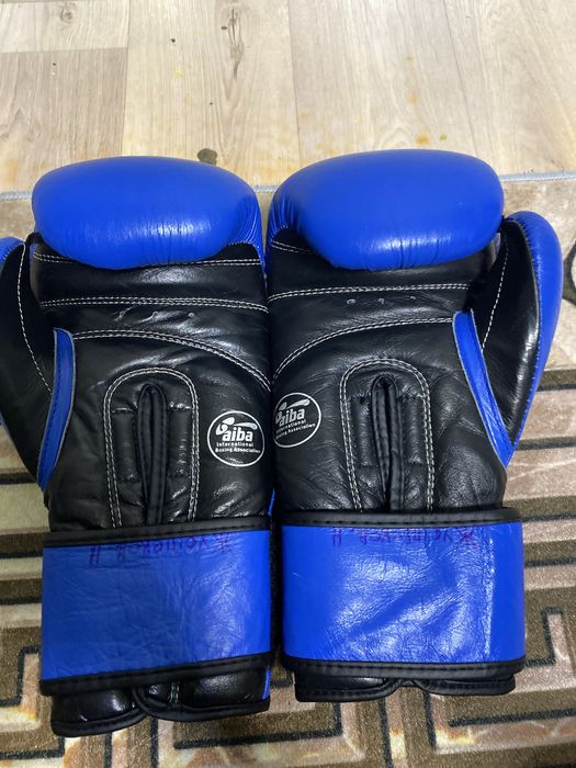 Перчатка вело синий