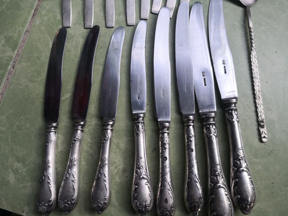 Ножы ложки мельхиор
