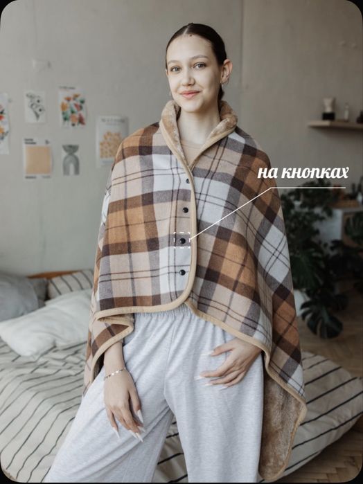 Плед пончо корпаративные заказы оптом