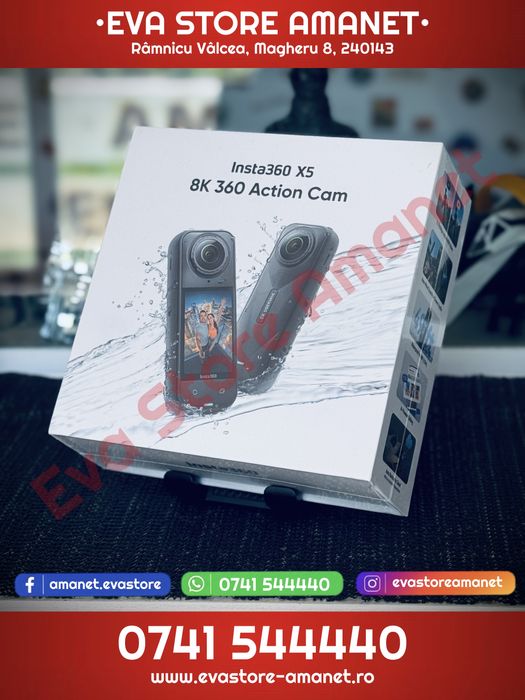 Camera Video Sport Insta360 X5 8K 360° Standard Bundle Action Cam