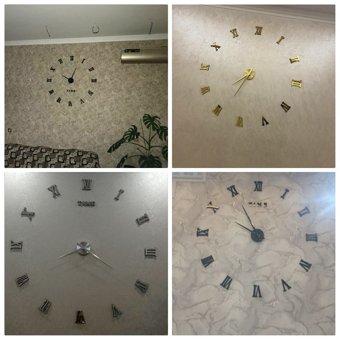 Настенные  3 d    часы  + доставка (платная )+установка (платная)