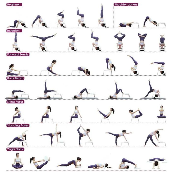 Намален! Обърнат стол, фитнес оборудване за йога, може да лекува болки