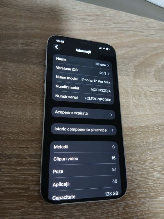 Iphone 12 Pro Max 128gb 78% baterie