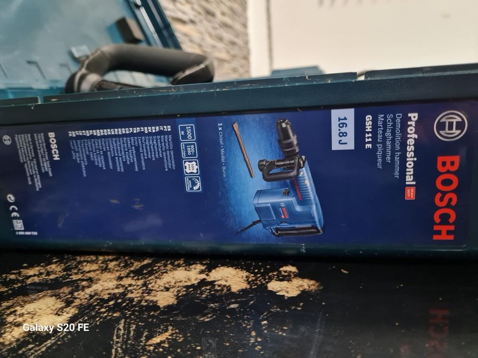Ciocan demolator Bosch Professional SDS Max GSH 11 E, 1500 W, 16.8 J,