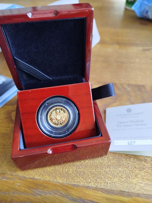 1/10 унция златна монета Queen Mother Royal mint