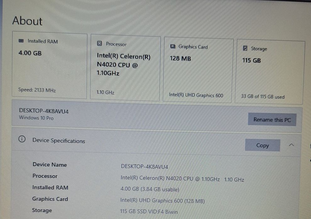 Laptop Thomson .