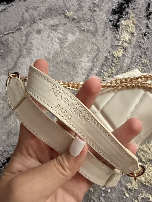 Geanta YSL crem