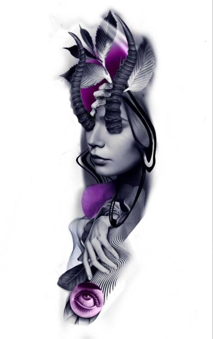 модель на татуировку