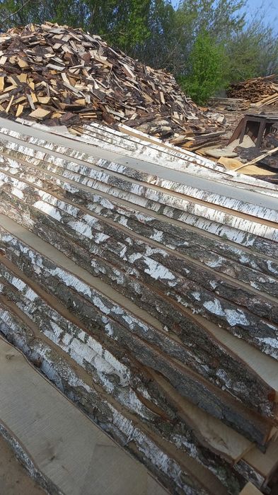 Продам доска необрезная берёза