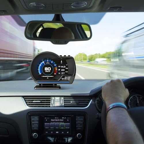 OBD2 + GPS дигитален HUD скоростомер за кола