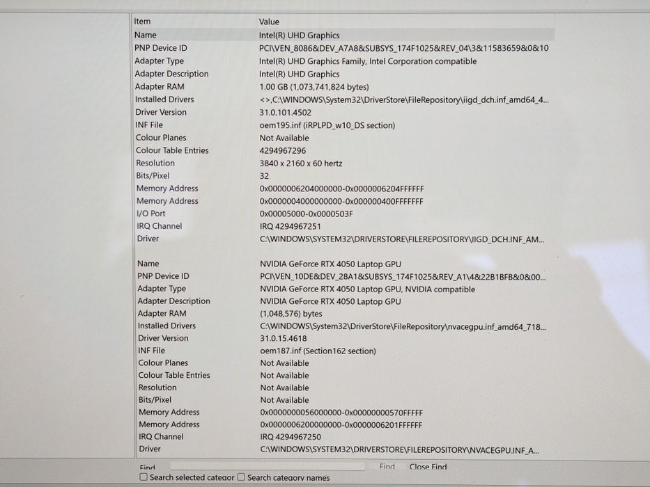 Laptop cu ecran 3D Acer Aspire 3D 15 SpatialLabs A3D15-71GM