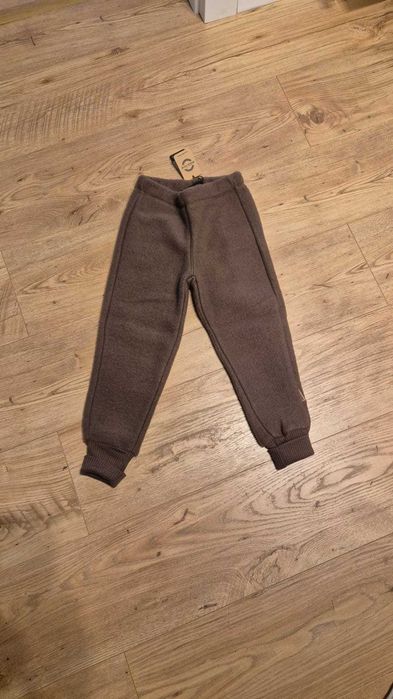 Pantaloni fleece din lână merinos Mikk-line marime 104