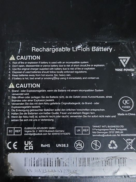 Baterie biciclete electrice