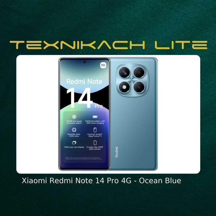 Новый! Xiaomi Redmi Note 14 Pro 4G • Доставка Бесплатно