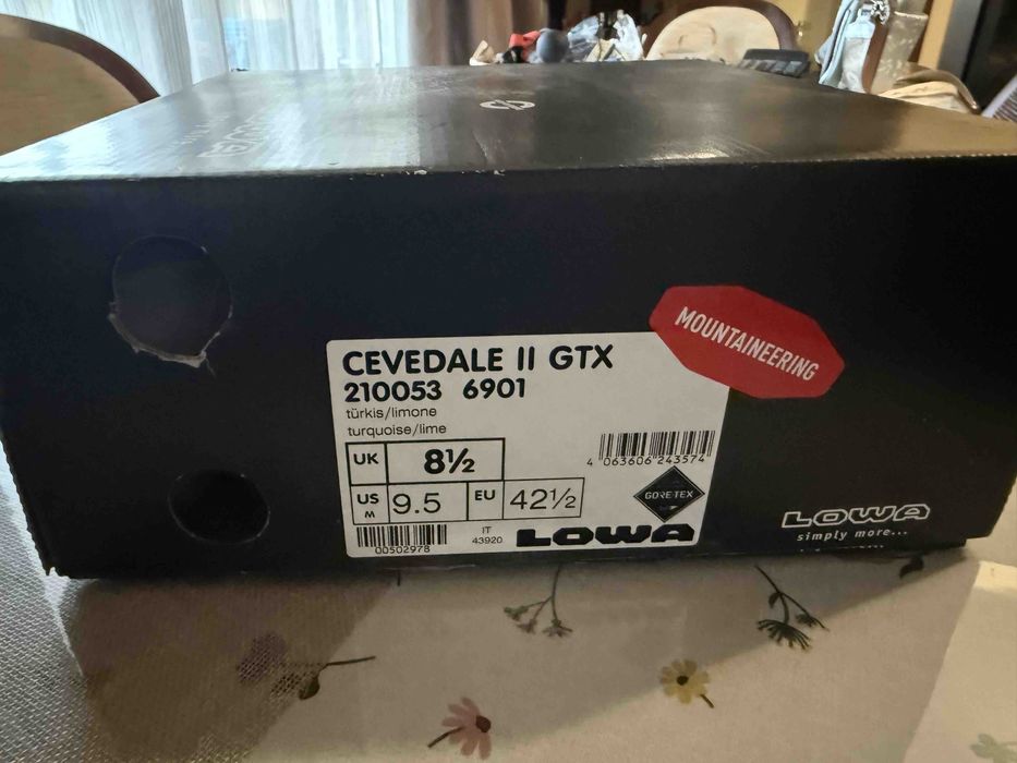 Планински обувки LOWA cevedale evo gtx, размер 38