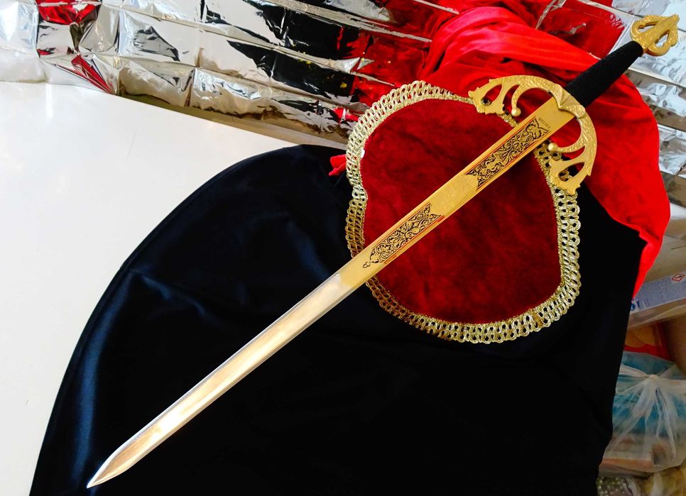 Меч Toledo,Tizona del Cid,позлата