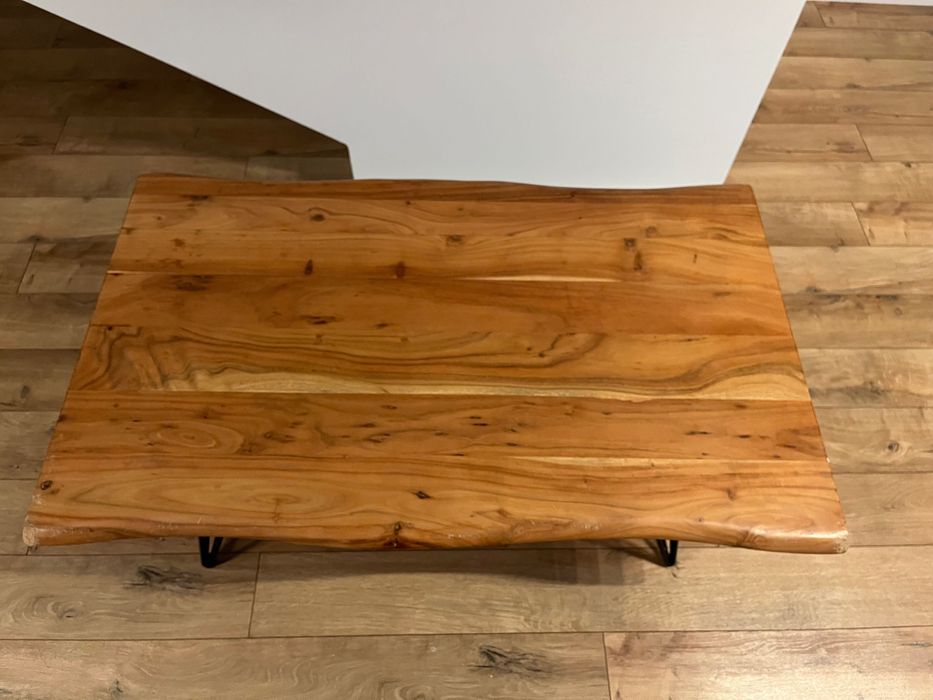 Дървена холна маса акация