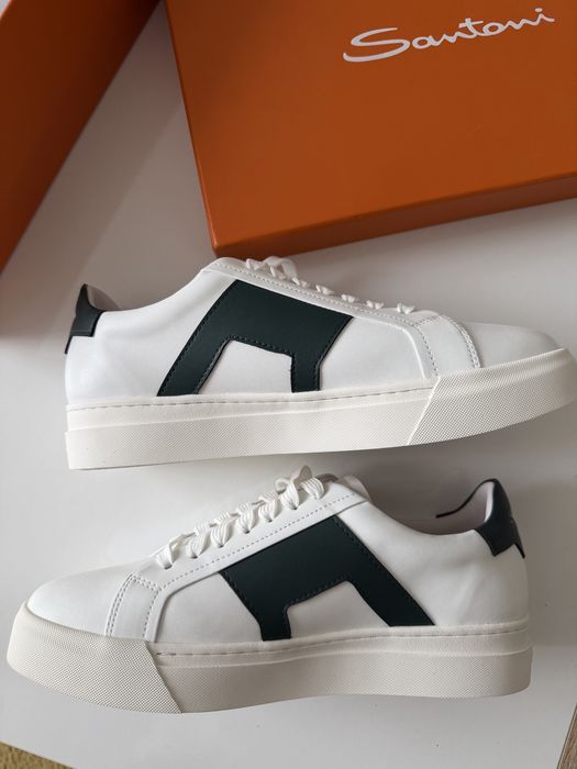 Santoni ‘White/Green’
