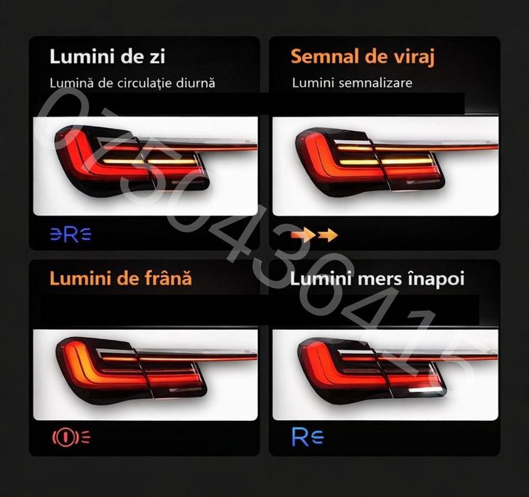 Triple BMW F01 Seria 7 5 4 3 F25 F30 G30 F36  Livrare GRATUITA + Cadou