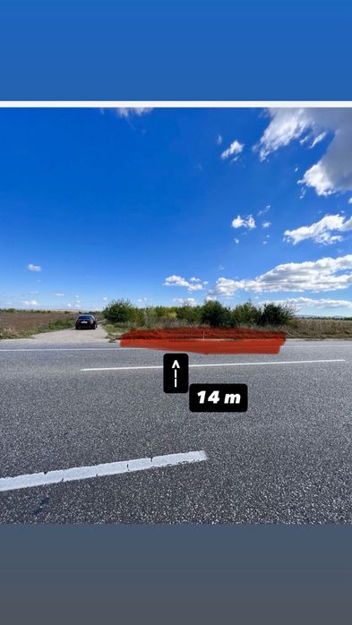 Vand teren Bogdan Voda E85 langa soseaua de centura