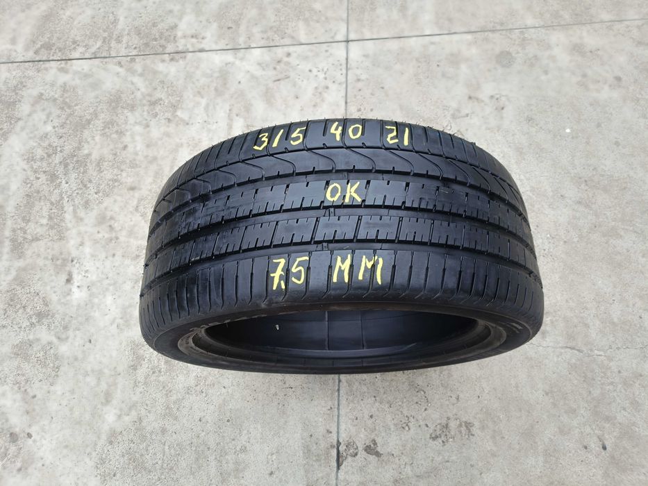 O anvelopa de vara 315 40 21 pirelli p zero MO profil 7,5 mm