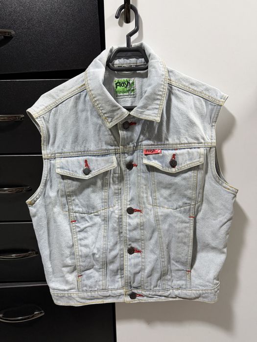 Signed Bayern Munich Patchwork Denim Vest