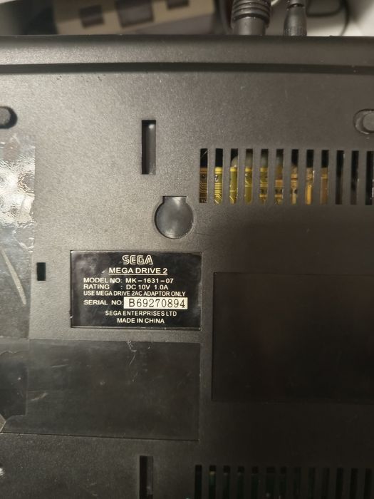 Sega стародел с переключателем региона