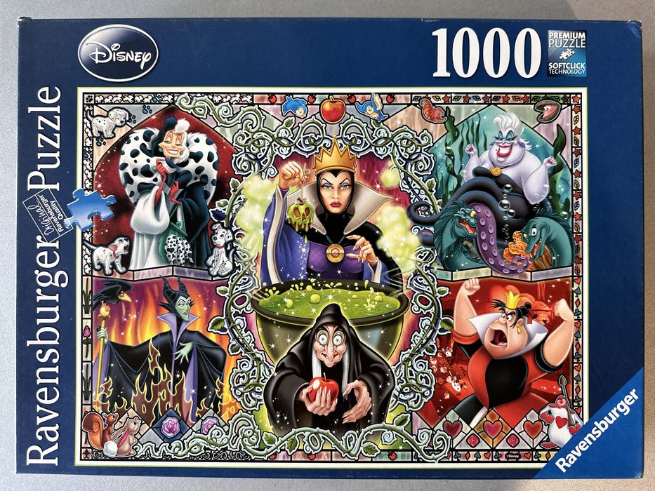 Пъзел Ravensburger Вещиците на Дисни , 1000 части