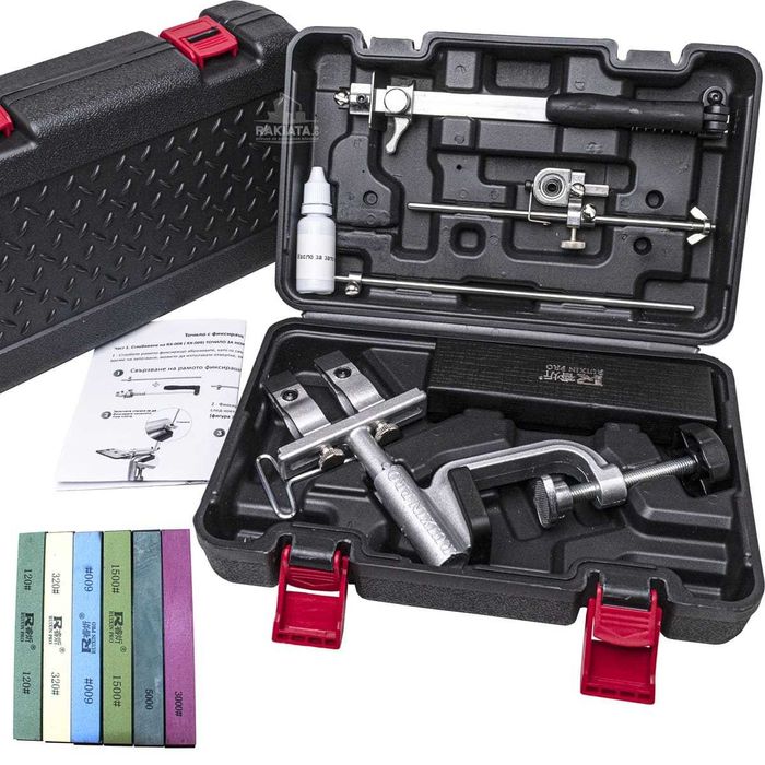 Професионално точило за ножове в комплект с 6 абразива, 20204396