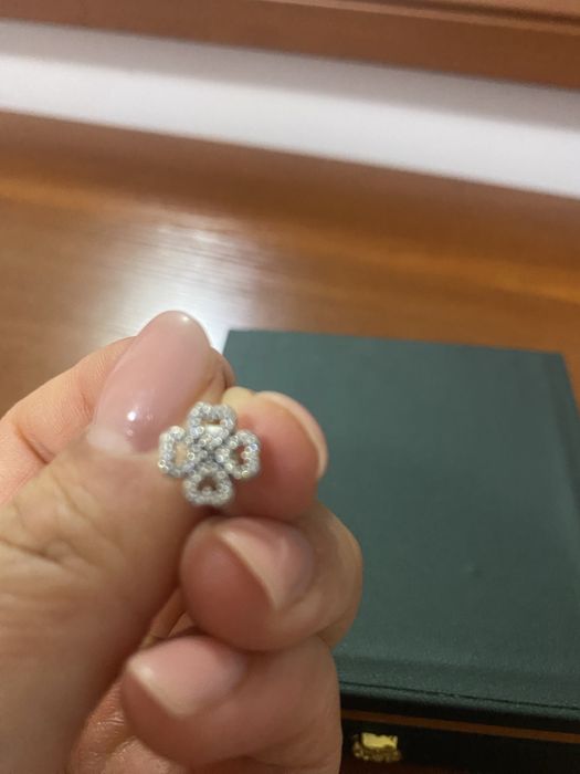 Моно серьга из серебра Pandora