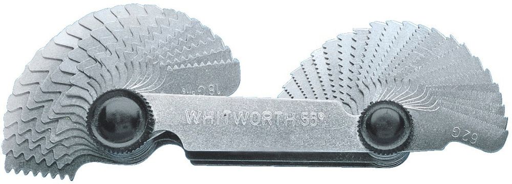 Резбомер комбиниран за метрична и витвортова резба 55 град.