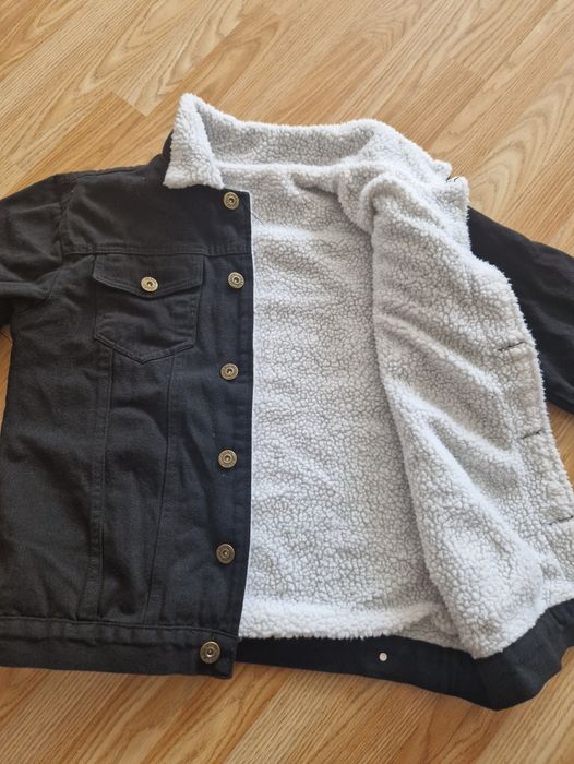 Черно дънково яке