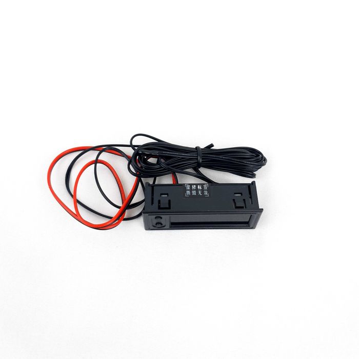 Modul Electronic Digital 4 în 1 – Voltmetru + Termometru + Ceas – Afișează Tensiunea Acumulatorului, Temperatura Interioară și Exterioară, Ora – T12