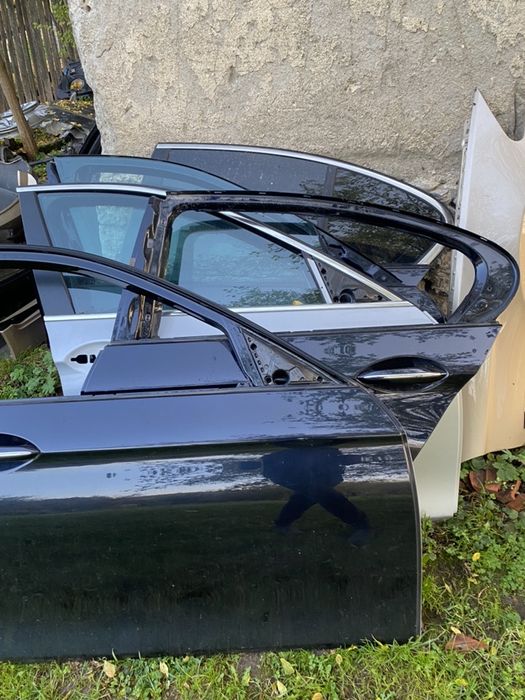 Usi usa fata - spate originale aluminiu B90, 416, alb 300 BMW F10 F11