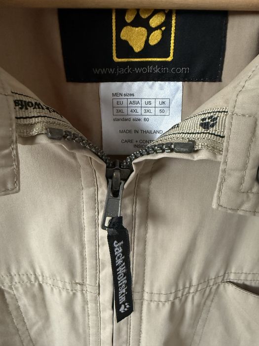 Geaca JACK WOLFSKIN Drumetie Outdoor Crem Bej Barbati | Marime XXXL