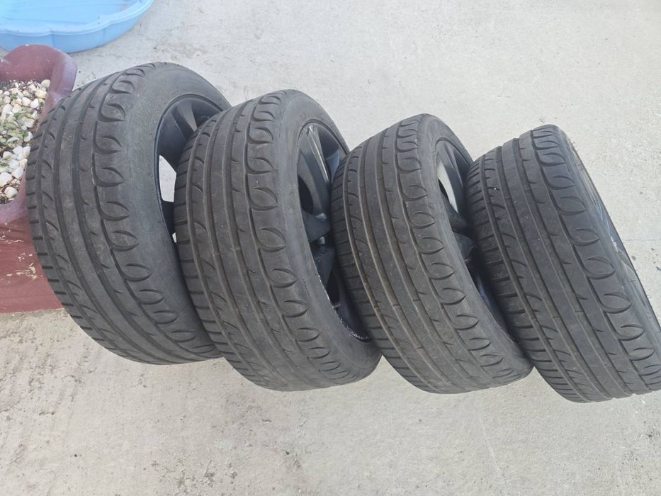 Оригинални лети джанти 18" 5x115 за Opel с летни гуми Riken 235/45 ZR18