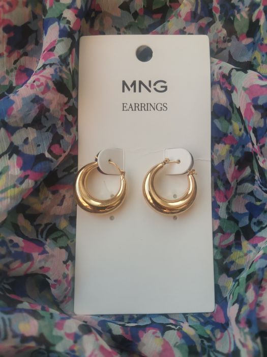 Cercei rotunzi aurii