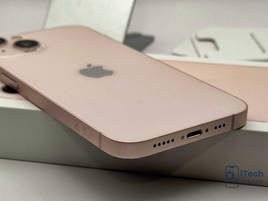 iPhone 13, 128GB, Pink, 100% батерия, КАТО НОВ, 1г. ГАРАНЦИЯ!