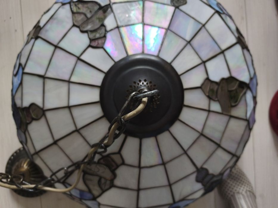 Lampa tavan Tiffany 55 cm, 3 fasunguri