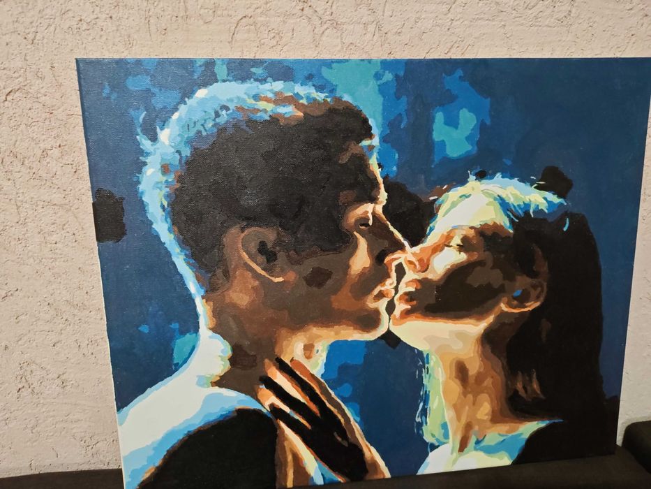 Нарисувана картина по номера