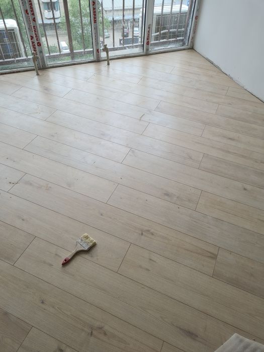 укладка ламинат от 1500тг