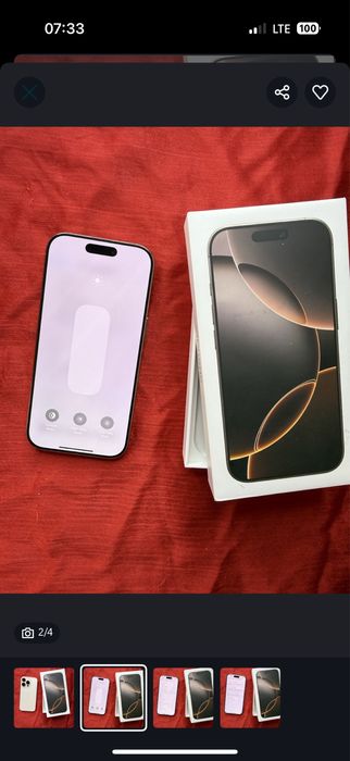 Iphone 16 pro desert 94 yomks 128 full