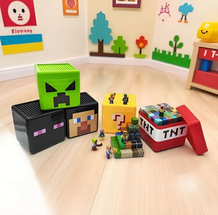 Майнкрафт Minecraft магнитные блоки