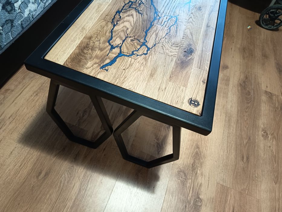 Măsuță cafea lemn stejar HANDMADE UNICAT!!!