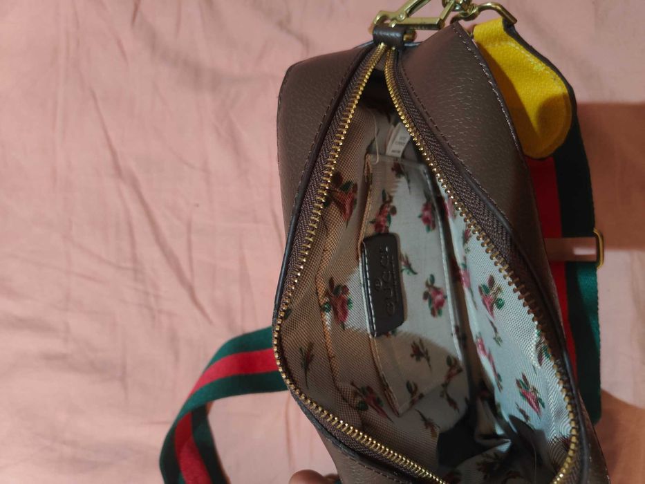 Gucci чанта Neo Vintage Camera Messenger Bag GG Coated Canvas