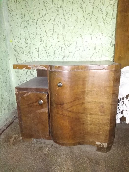 Старинен спален комплект, масив орех