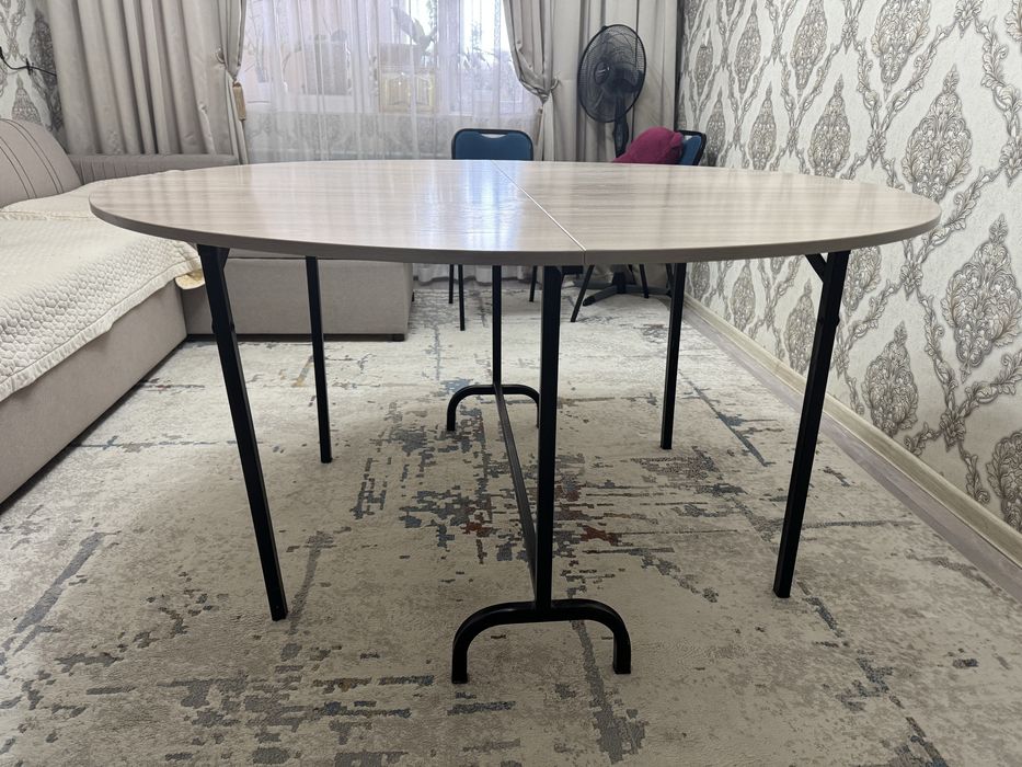 Стол круглый раскладной