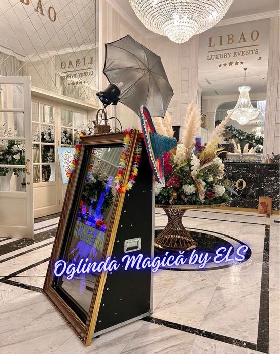 Oglinda Magica Fum Greu Cabina Foto Guestbook Audio Baloane Fum