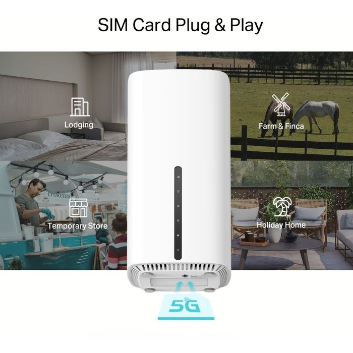 Router Wireless TP-Link Archer NX200, 5G cu slot de SIM, AX1800, dual-band, Wi-Fi 6, Gigabit  - Garantie emag 11 2028